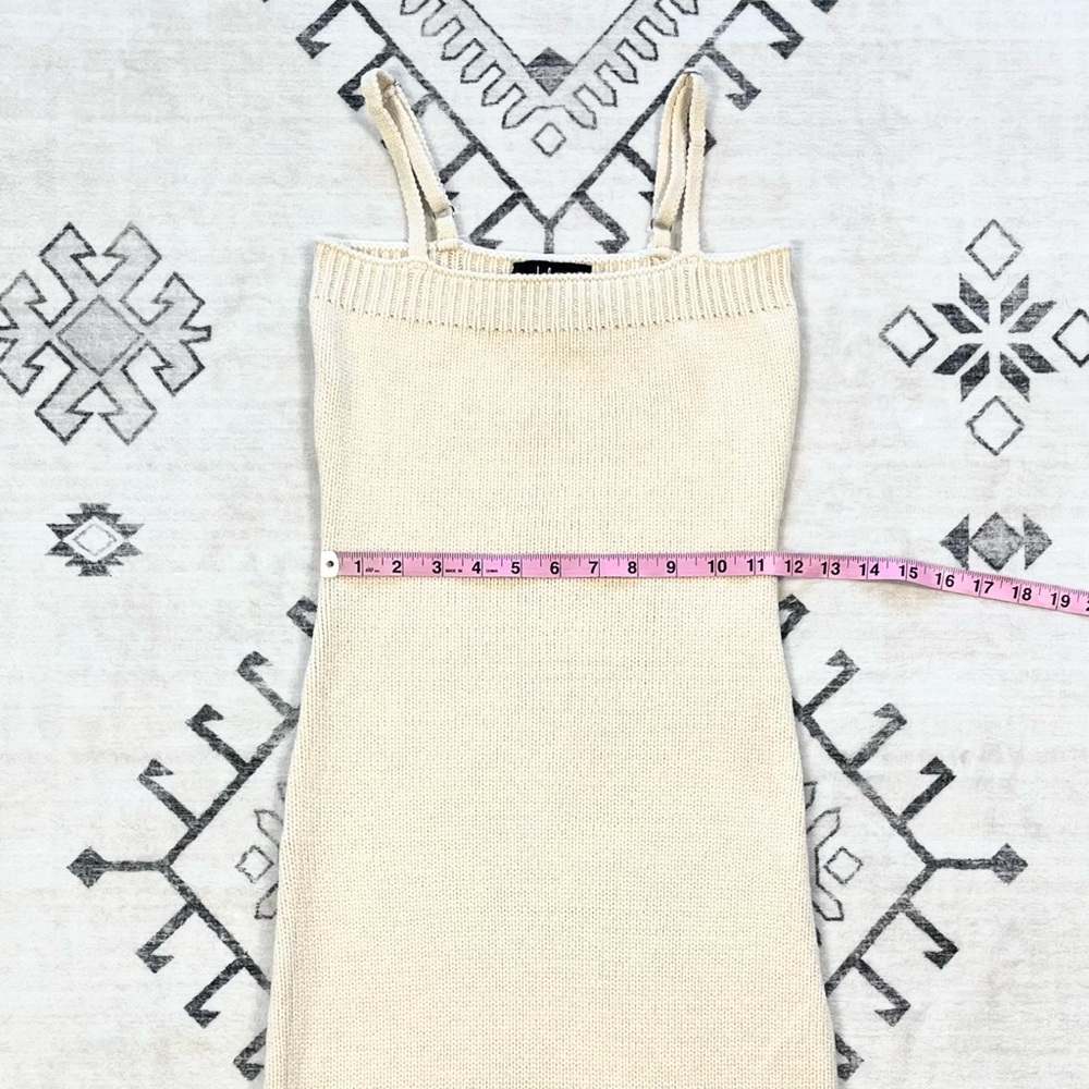 Lulus Warmer Love Cable Knit Midi Dress in Ivory Small - Picture 5 of 10